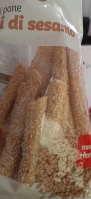 Taggi di pane ai semi di sesamo front packaging