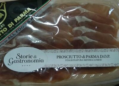 Prosciutto di parma front packaging