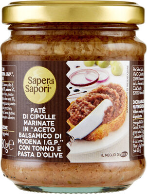 Selex sape di saporIGPaté di cipolle in aceto balsamico tonno