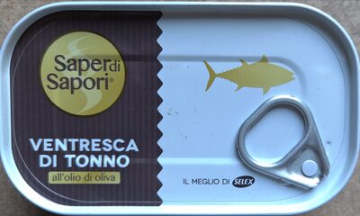 Ventresca di tonno ingredients label