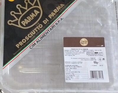 Prosciutto di Parma front packaging