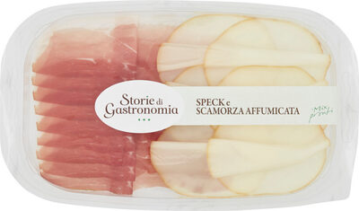 Speck e scamorza a fette front packaging