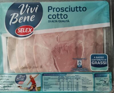 Prosciutto Cotto di alta qualità front packaging