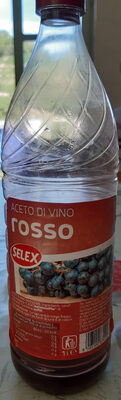 Aceto di vino rosso front packaging