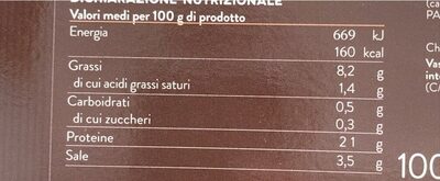 Salmone scozzese affumicato a fetta lunga nutrition facts table