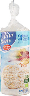 Gallette ai 5 cereali Vivi Bene front packaging