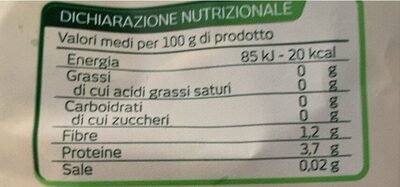 Valerianella nutrition facts table