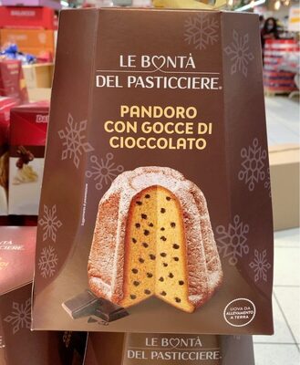 Pandoro con goccie di cioccolato