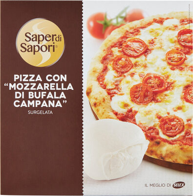 Sape di saporIGPizza con mozzarella di bufala campana surgelata front packaging
