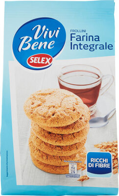 Vivi bene frollini integrali ricchi di fibre