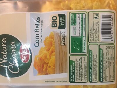 Corn flakes front packaging
