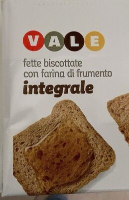 Fette biscottate con farina di frumento integrale