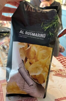 Patatine al rosmarino front packaging