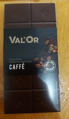 Cioccolato extra fondente con caffè
