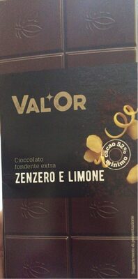 Cioccolato fondente extra zenzero e limone