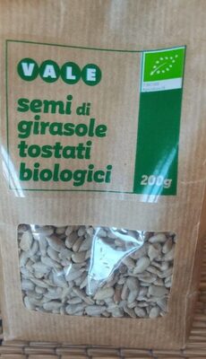 Semi di girasole tostati biologici front packaging