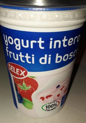 Yogurt intero frutti di bosco