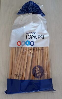Grissini torinesi front packaging