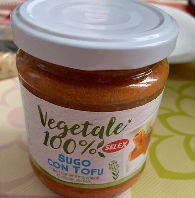 Sugo con tofu front packaging