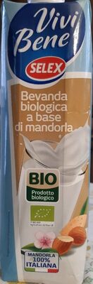 Bevanda a base di mandorla front packaging