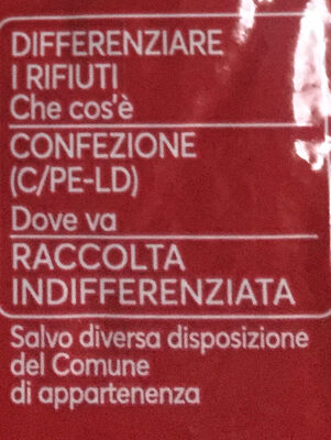 Unknown ingredients label