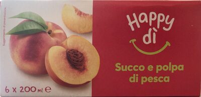 Succo e polpa di pesca