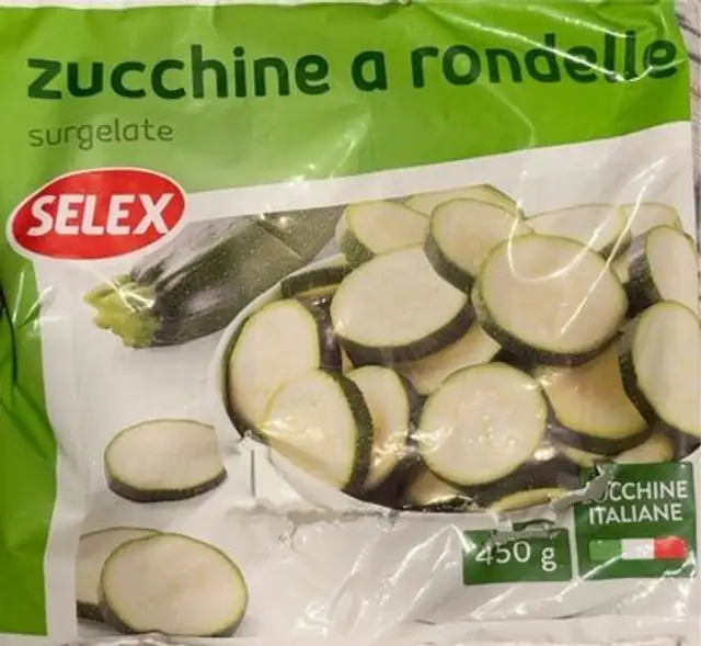Zucchine a rondelle front packaging