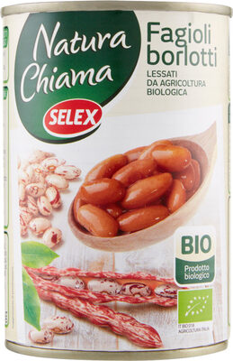 Fagioli borlotti lessati biologici