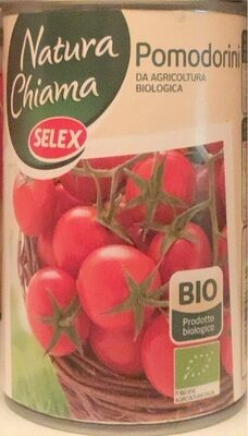 Pomodorini da agricoltura biologica front packaging