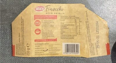 Finocchi alla griglia selex