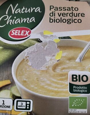 Passato di verdure biologico front packaging