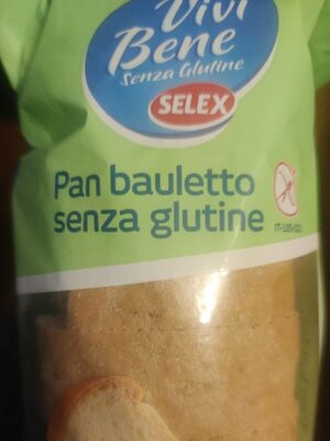 Pan bauletto senza glutine front packaging