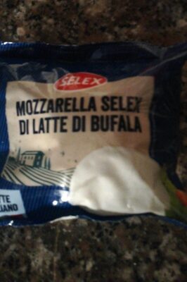 Mozzarella Selex latte di bufala front packaging