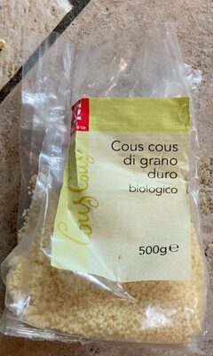 Cous cous di grano duro biologico