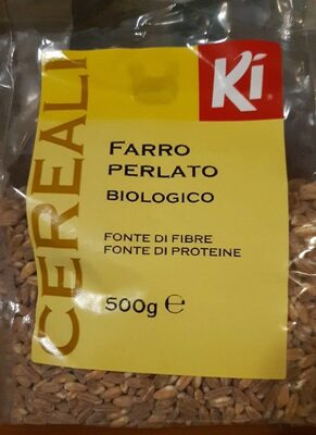 Farro perlato biologico front packaging