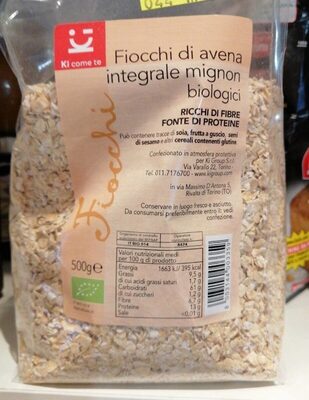 Fiocchi avena integrale mignon front packaging