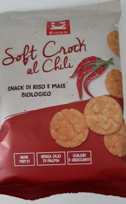 Soft Crock al chili snack di riso e mais biologico