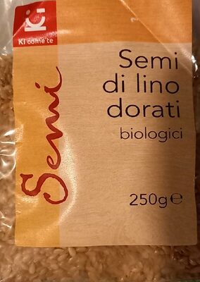 Semi di lino dorati biologici