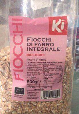 Fiocchi di farro integrale