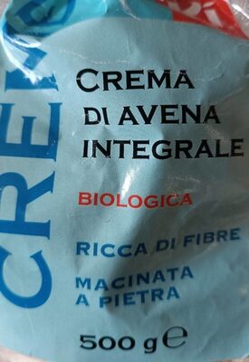 Crema di avena integrale front packaging