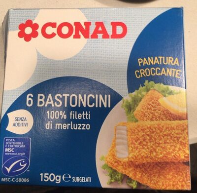 Bastoncini filetti di merluzzo