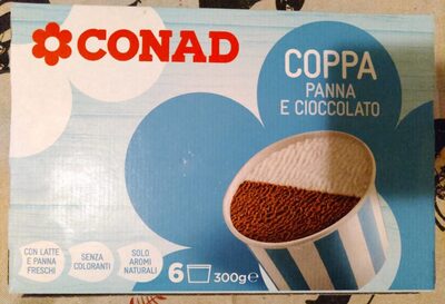 Coppa panna e cioccolato