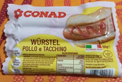 Wurstel pollo e tacchino