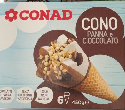 Cono Panna e Cioccolato front packaging