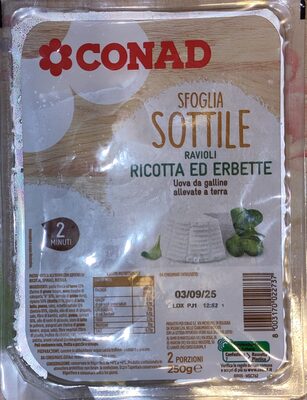 Ravioli con ricotta e erbette