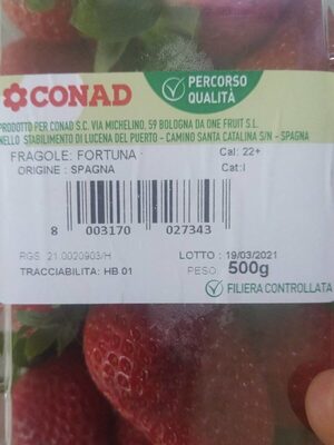 Fragole front packaging