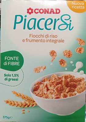 Fiocchi di riso e frumento integrale