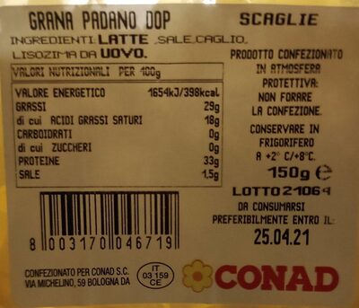 Grana Padano dop