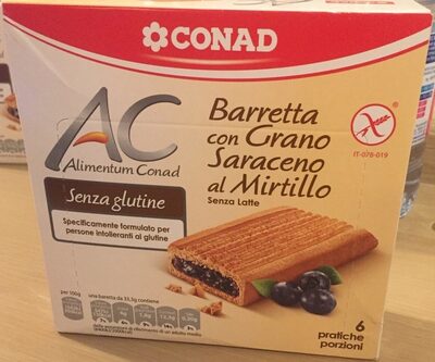 Barretta con grano saraceno al mirtillo