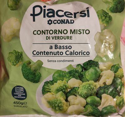 Contorno misto di verdure front packaging